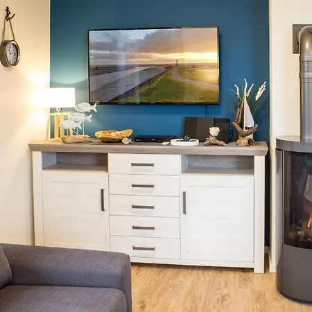 Auszeit Im Sielhuus - Familienfreundliche Mit Dachterrasse Und Sauna Fedderwardersiel