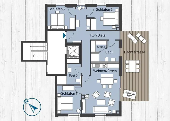 Appartement Auszeit Im Sielhuus - Sielhuus 12 Fedderwardersiel